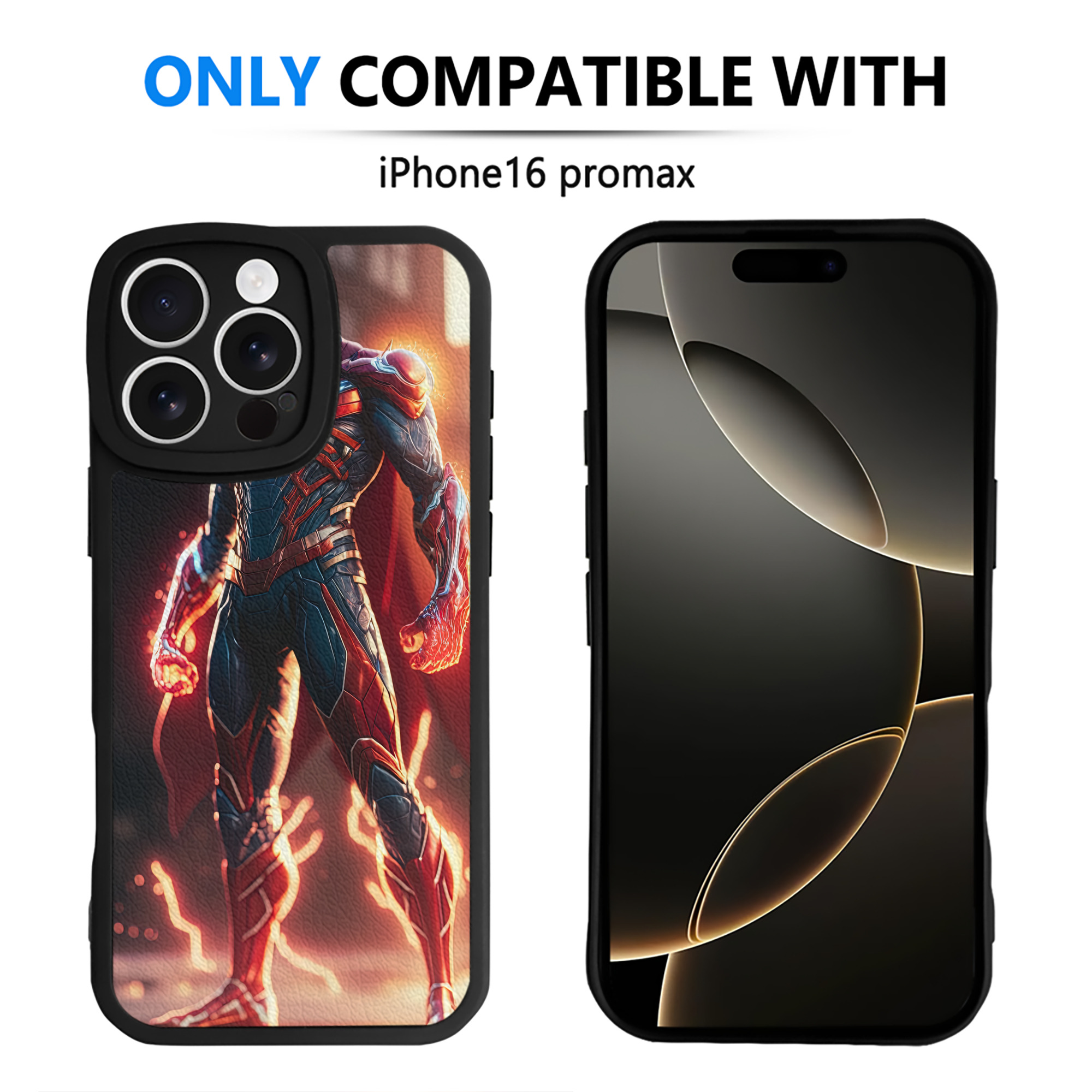 Spider Man スパイダーマン 【iPhone 16シリーズ対応】シリコンスマホケース（レザー調） 材質：シリコン